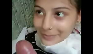 Desi nice girl giving oral stimulation to boyfriend